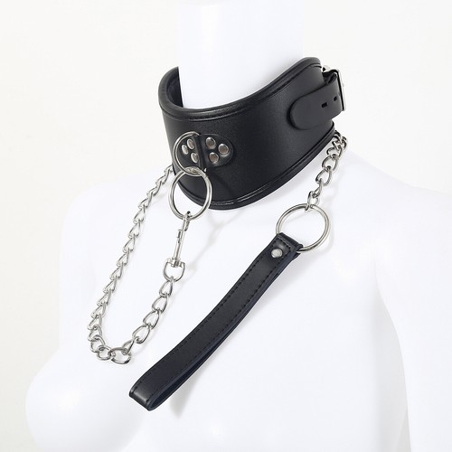 Leather neckcollar posture - neckcollar,