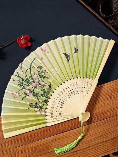 Folding fan hand - hand, held