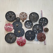 Meccano 3" pulleys - black and