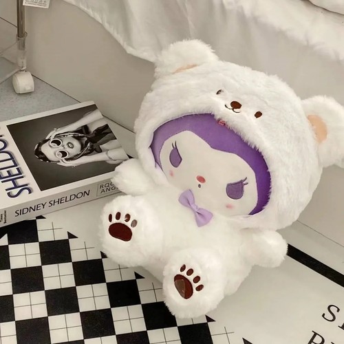Kuromi plush toy 25cm - kuromi,