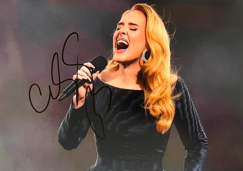 Adele hand signed singer - adele,
