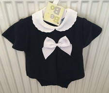 baby boy clothes  knitted  2 piece set  Blue 6 - 9  months new