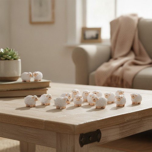 100pcs mini white sheep - mini,