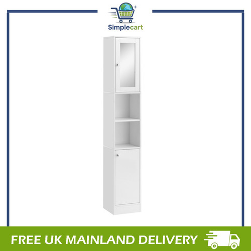 Bathroom floor storage cabinet - floor,