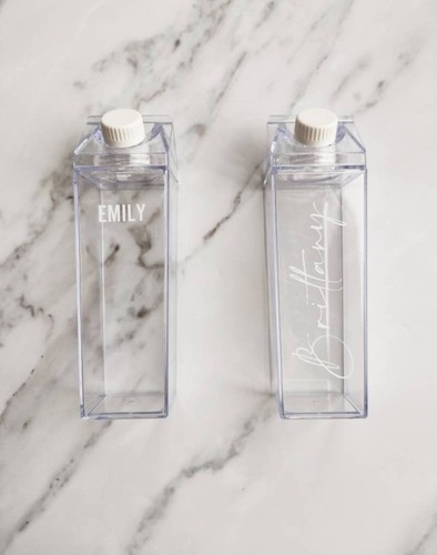 Milk carton water bottle - , no