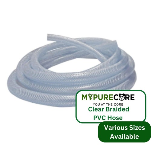 Hose pvc 25mm clear braided - pvc,