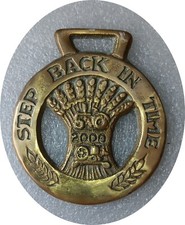 STEP BACK IN TIME - WHEATSHEAF - horse brass (7668)