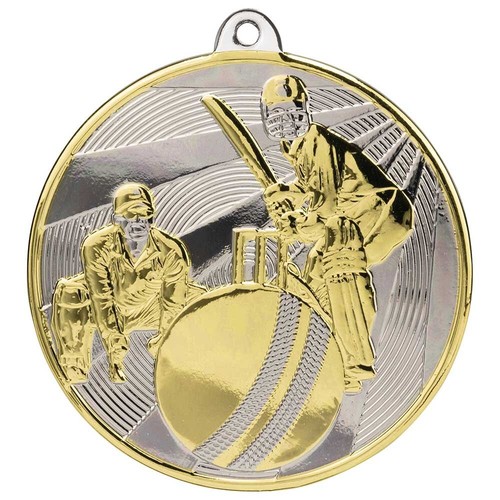 Premiership cricket medal 60mm - cricket,