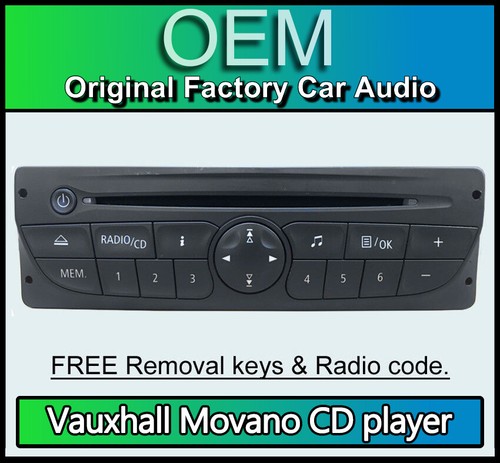 Vauxhall movano player - vauxhall,