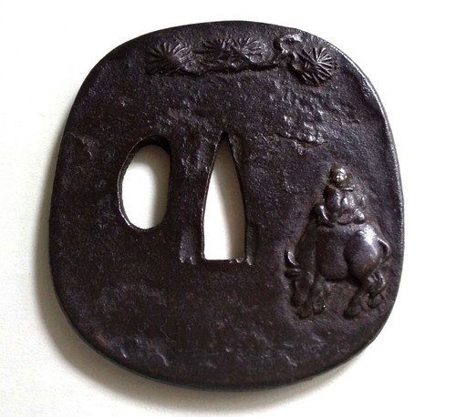 Tsuba iron - tsuba　iron, tsuba　hand