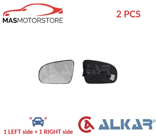 Rear view mirror glass pair - rear,
