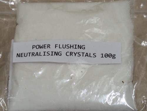 Power flush neutralising - flush,