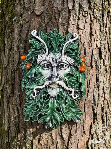 Oak green man the woods - of,