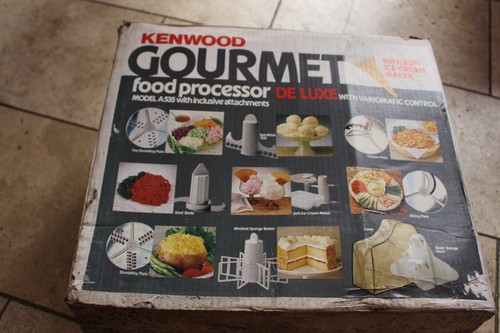 Kenwood gourmet food processor - food,