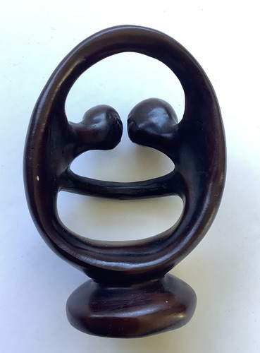 Small hand carved kissing - hand-carved,