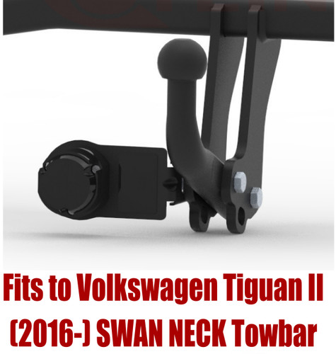 Swan neck tow bar - neck, vw