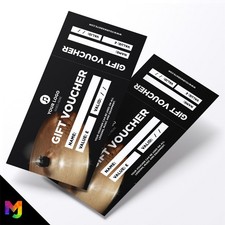 Custom Printed Gift Vouchers | Perforated | Drum Lesson Music Shop Gig Show 02