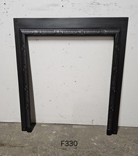 Antique Victorian Cast Iron Insert Frame/Fire Surround - UK Delivery (F330)