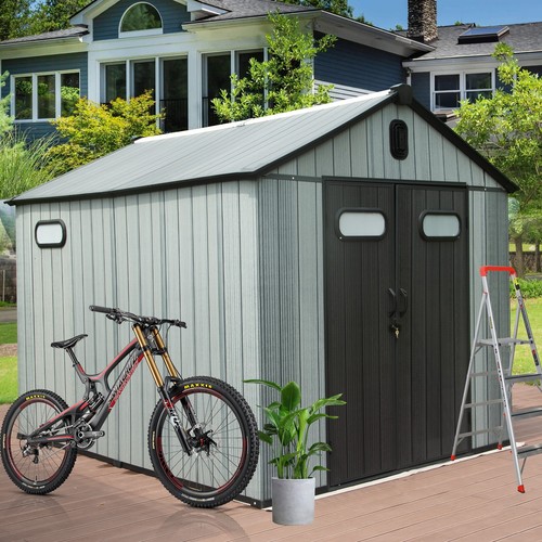 8x10ft outdoor storage shed - 8x10ft,