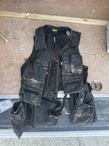 Snickers black tool vest - black,