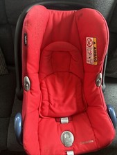 Red maxi cosi car seat