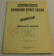 Hammond Spinet Organ Book 1