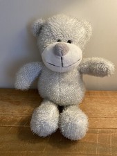 Card Factory Grey Teddy Bear Soft Toy 14” Plush Excellent Condition
