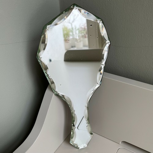 Vintage hand mirror cut - hand,