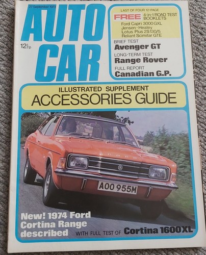 Autocar magazine 1973 - autocar,