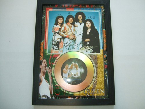 Queen signed disc framed - ,
