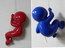 Abseiling Blue & Red Ball Head