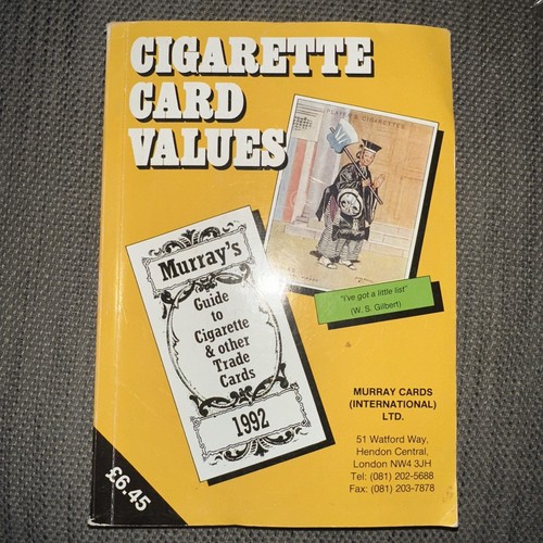 Cigarette card values - card,