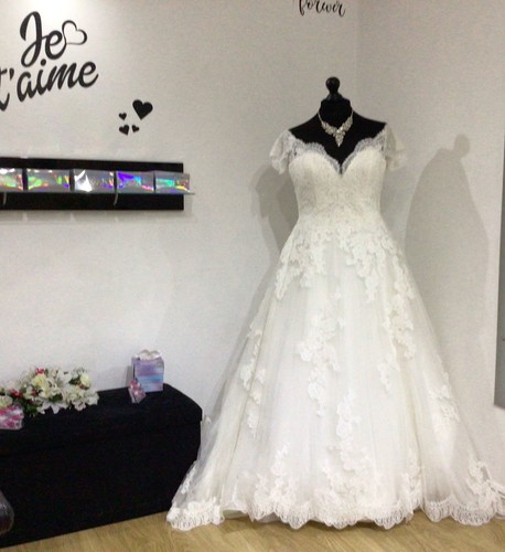White one designer dress - one, size