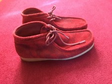 Clarks Wallabee Boots Red Size