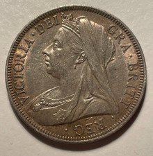 1901 Victoria Silver 925 Half
