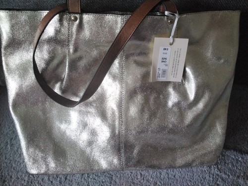 River island gold tote bag - river,
