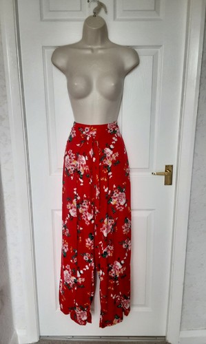 Sarong wide leg trousers red - leg, trousers,