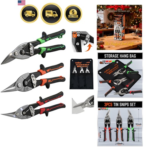 Pack aviation tin snips set - aviation,