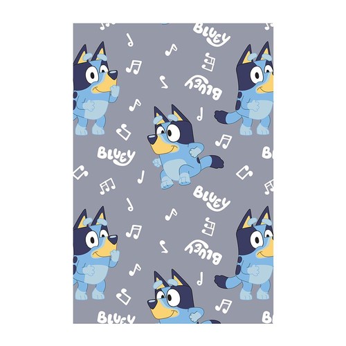 Bluey large blanket dog - bluey, music