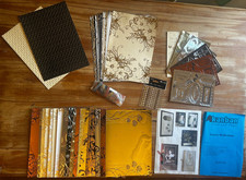 Kanban Mirri Lustra Foiled Card Kit Papers Frames Sentiments Gems Ribbons Set