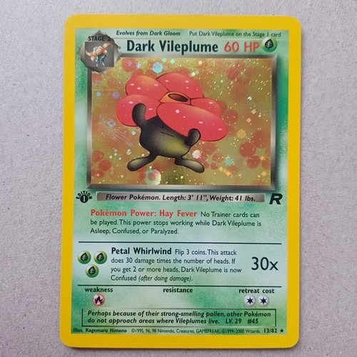 Dark vileplume 1st edition - vileplume,