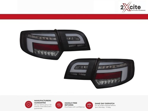 Led black smk rear lights - led, for