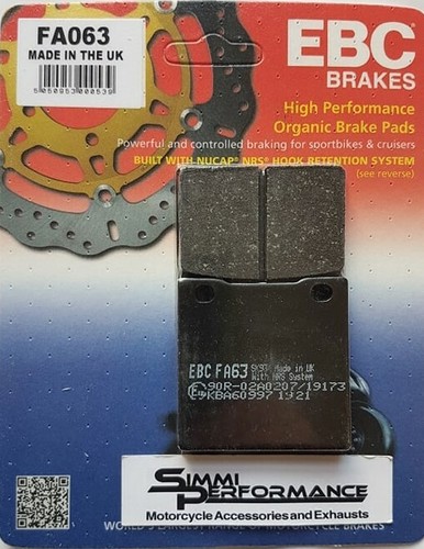 Ebc organic rear brake - ebc, pads