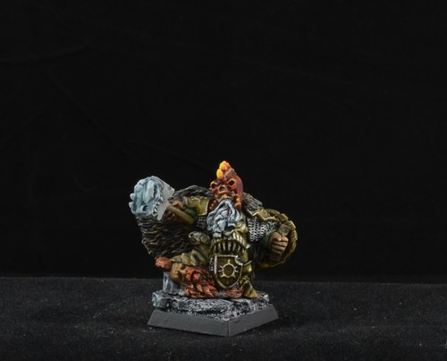 Painted dwarf warrior - dwarf, from
