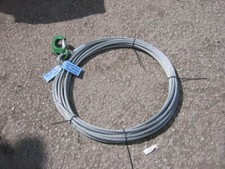 1 STEEL WINCH ROPE 20 MTRS APPROX 14mil dia SUIT WINCH OR TURFER ETC HEAVY DUTY