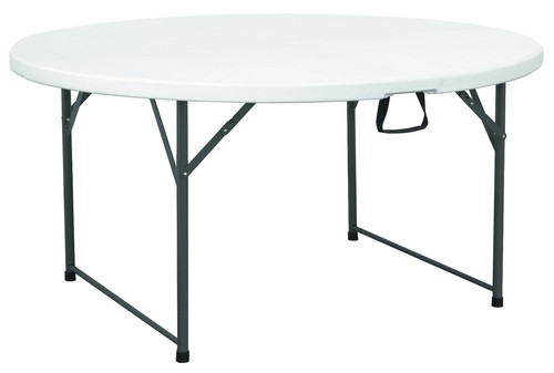 5ft round folding table - 5ft,