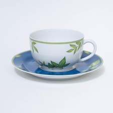 Medard de Noblat Limoges Esterel Blue Cup Saucer