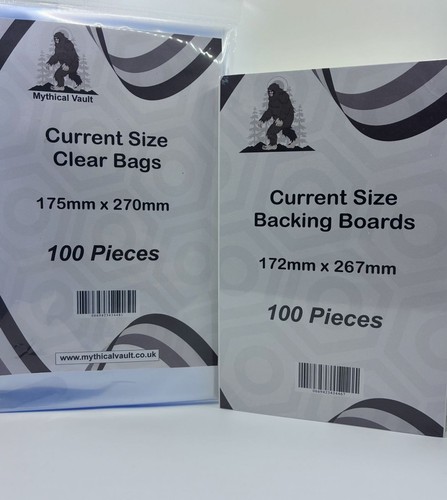 100 comic book bags and - x,