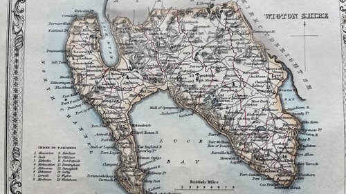Antique hand coloured map - , of