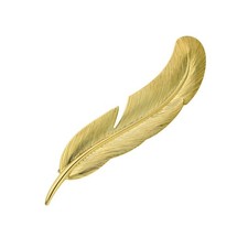 Ladies 9ct Yellow Gold Feather